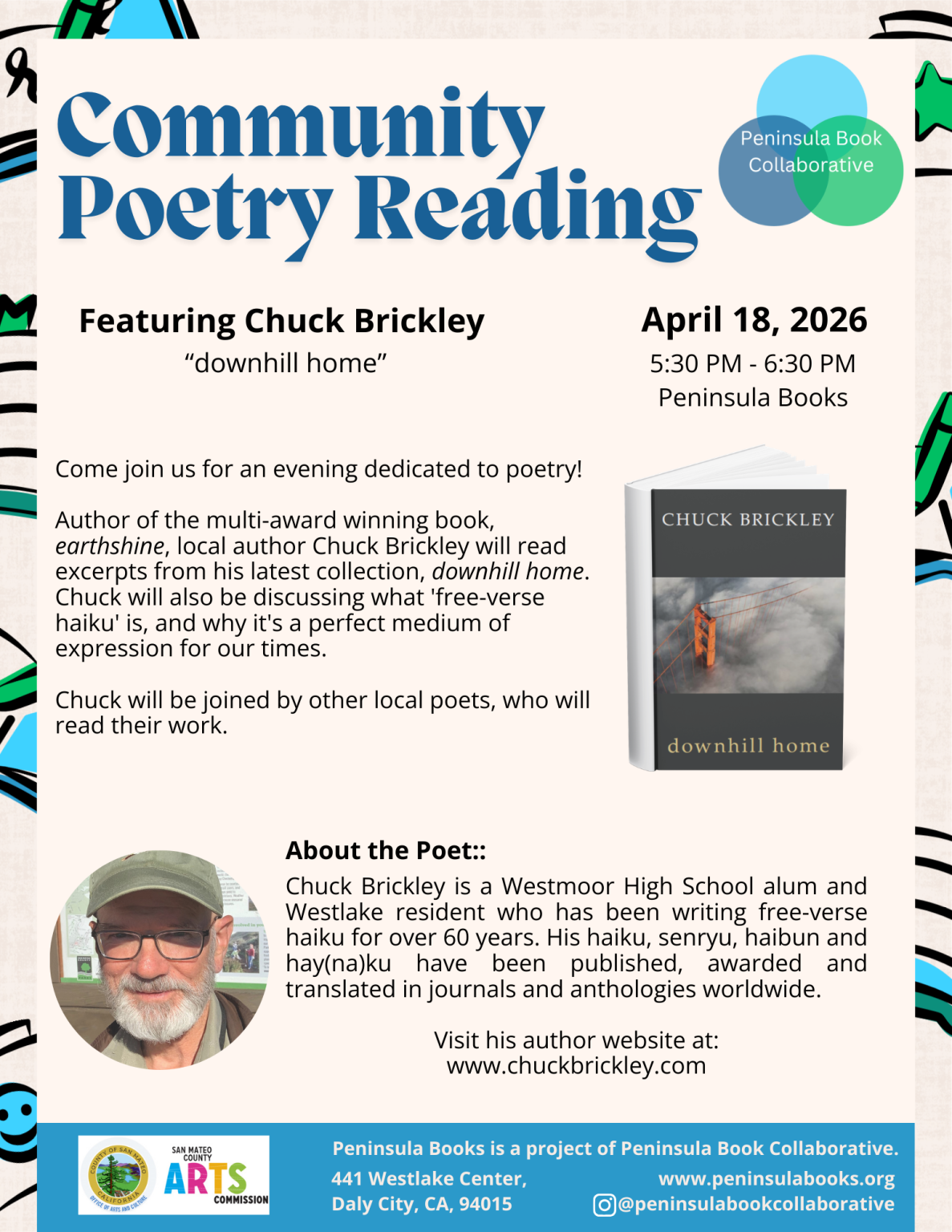 Community Poetry Reading - Peninsula Book Collaborative