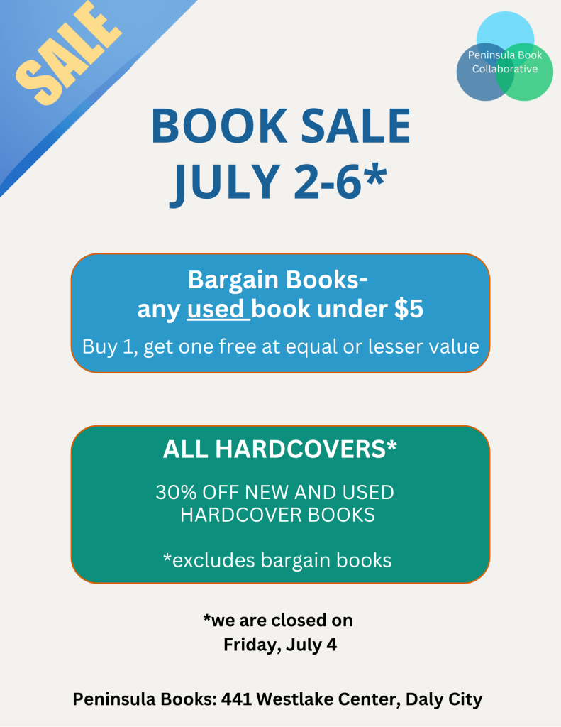 Hardcover Book & Bargain Book Sale - Peninsula Book Collaborative